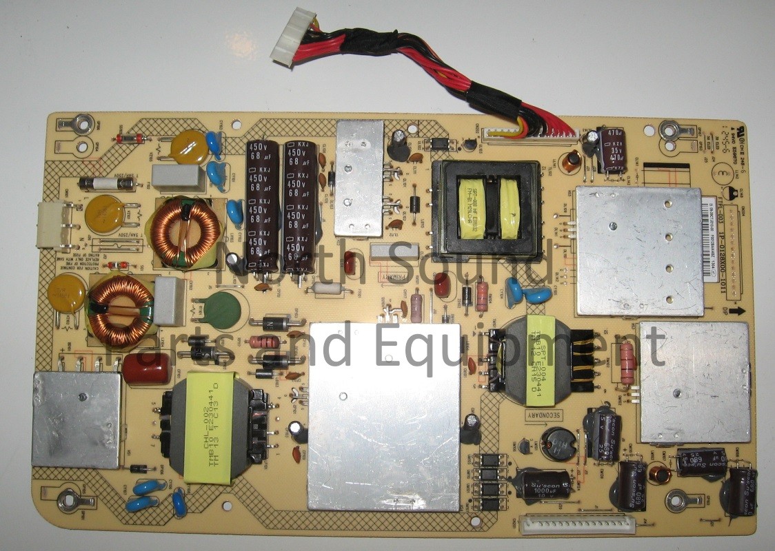 Sharp TV LC-39LE44OU Power Board, Front