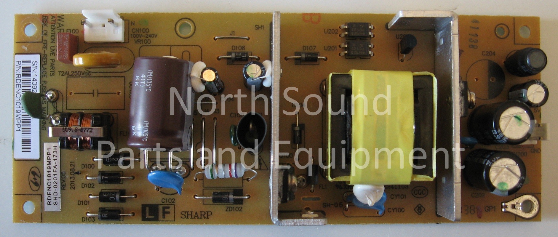 Sharp Power Supply Board Unit, Front